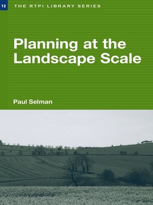 cover image of Planning at the Landscape Scale